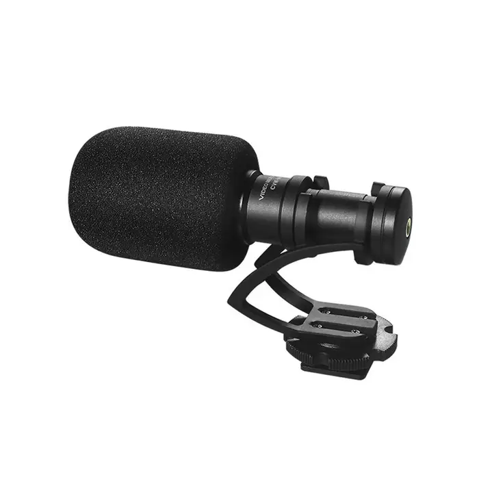 Igeteck COMICA CVM-VM10II Microfono video con caratteristiche specifiche della fotocamera per iPhone nero