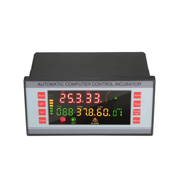 Igeteck Controller per incubatrice automatica con schermo a colori a LED, macchina per controller per incubatrice per uova, uova di pollame