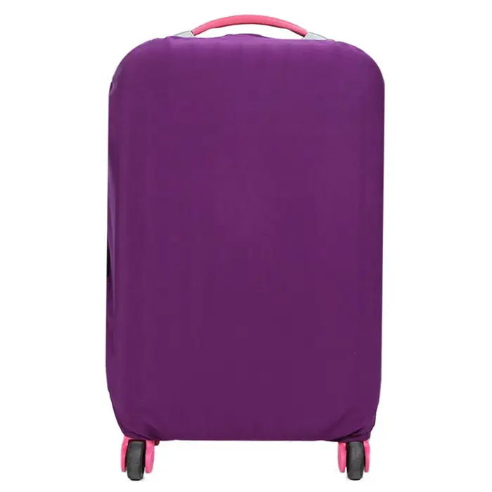 Igeteck Copertura per bagaglio da viaggio Copertura per valigia elastica Copertura antipolvere M violetto