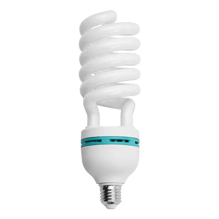 Igeteck Lampadina Fluorescente a Spirale 135W 5500K Luce Diurna E27 Risparmio Energetico per Fotografia in Studio 120V