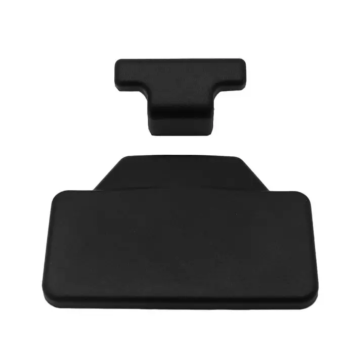 Igeteck Schienale Passeggero Imbottitura Schienale Adesivo Bauletto Posteriore per Bisaccia per BMW F800GS nero
