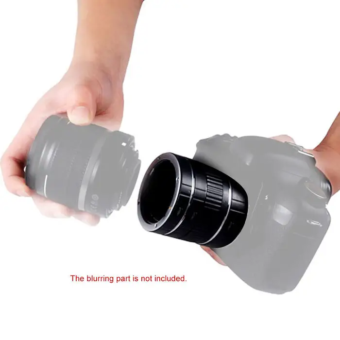 Igeteck Viltrox DG-G Anello per tubo di prolunga TTL con messa a fuoco automatica 12/20/36 mm Set supporto in metallo