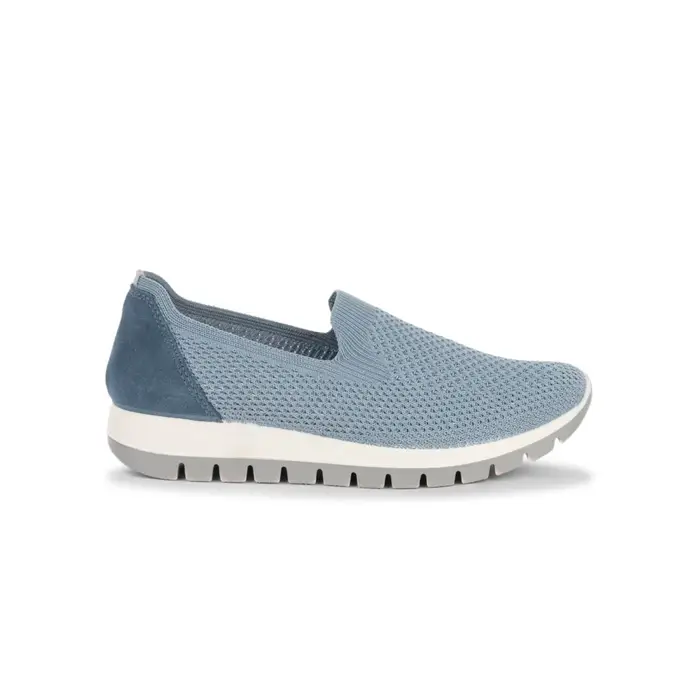 Scarpe slip-on azzurre Igi&Co da donna in tessuto