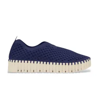 Ilse Jacobsen per donna TULIP3373 Sneakers Tulipano Blu Navy, Basso, Nessuno, Casual