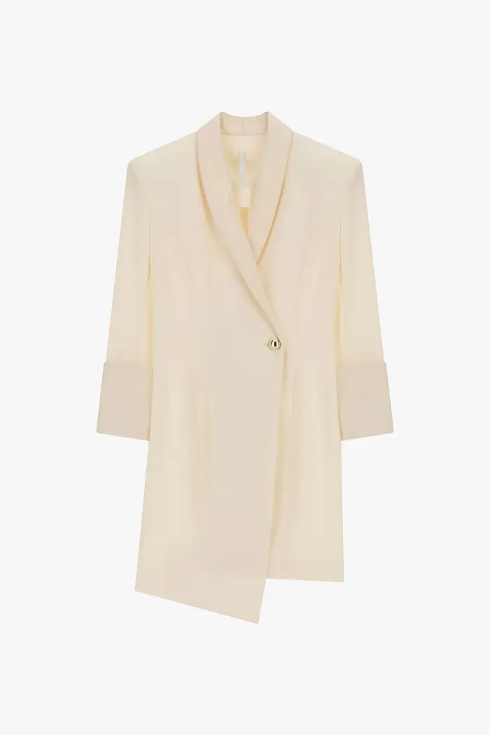 Abito corto blazer con maniche tre quarti Zinco