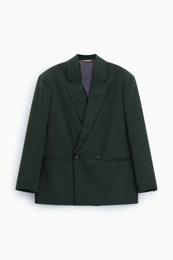 Imperial Blazer doppio petto regular-fit con tasche Verde bosco