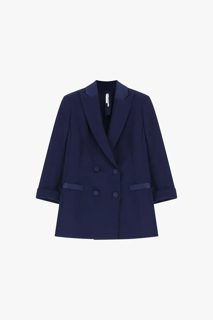Imperial Blazer doppiopetto con maniche tre quarti Blu