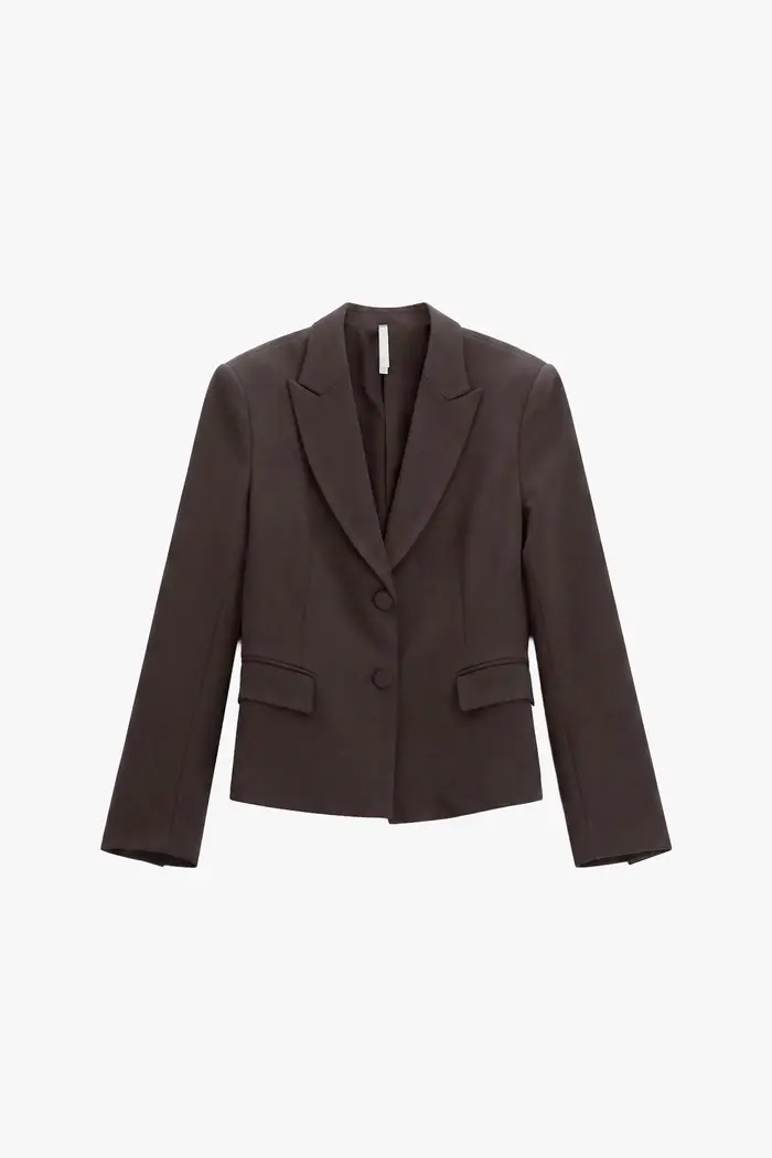 Imperial Blazer monopetto con tasche a patta Dark coffee