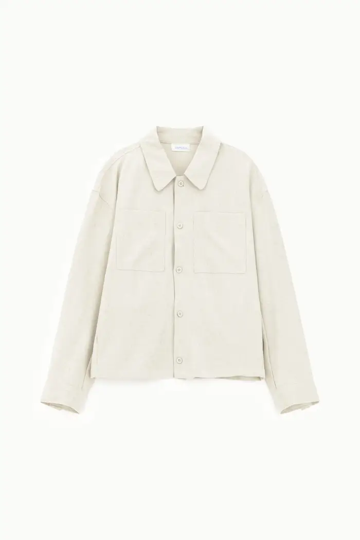 Imperial Camicia classica con tasche frontali e bottoni Beige