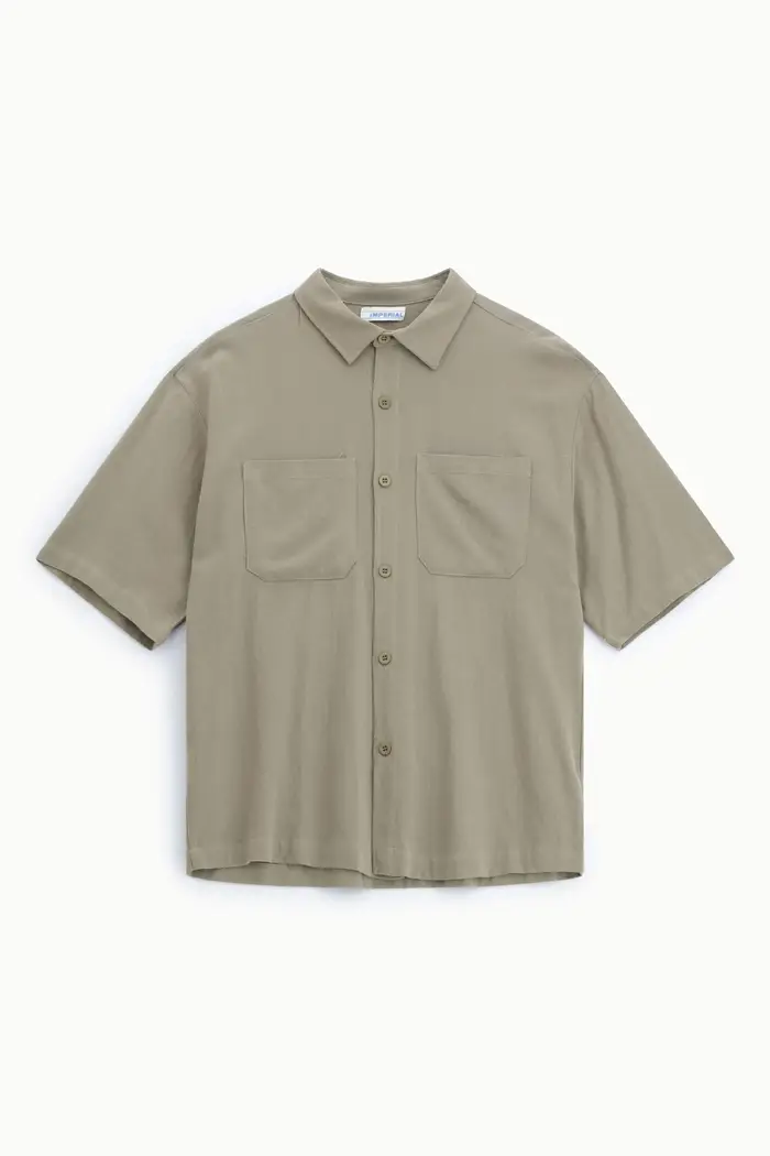 Imperial Camicia manica corta tasche frontali regular-fit Army