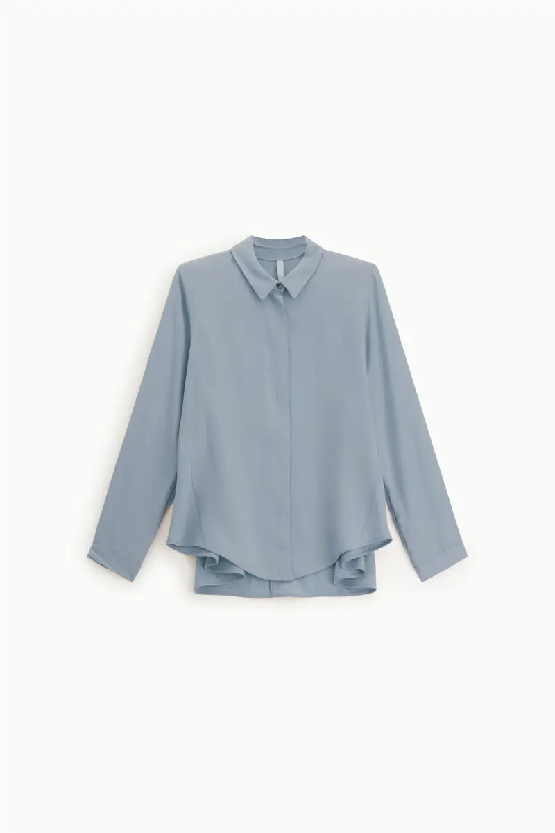 Imperial Camicia regular fit con collo classico Avio