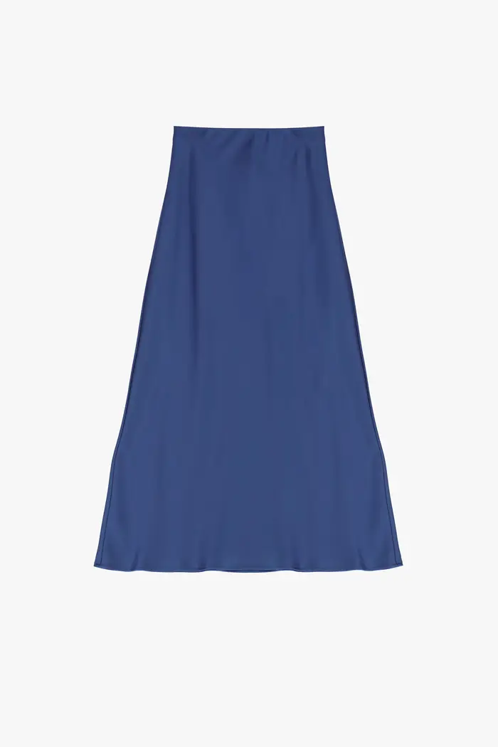 Imperial Gonna lunga svasata tinta unita vita alta Avio