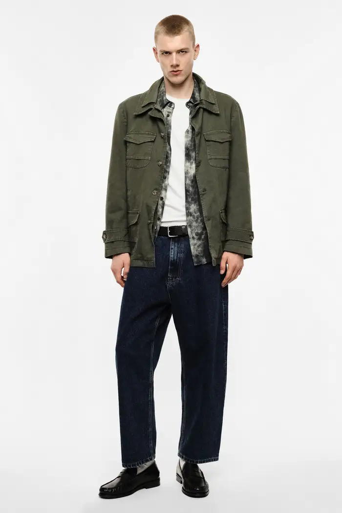 Imperial Jeans baggy-fit vita media con cinque tasche Blu denim