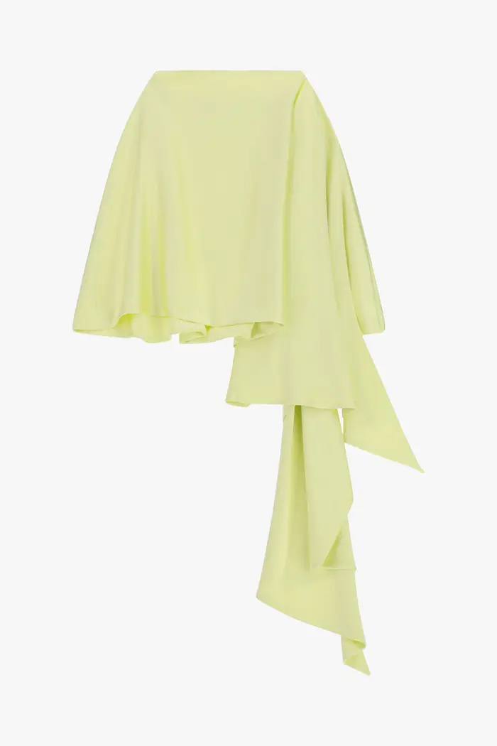 Imperial Scialle effetto satin Canarino