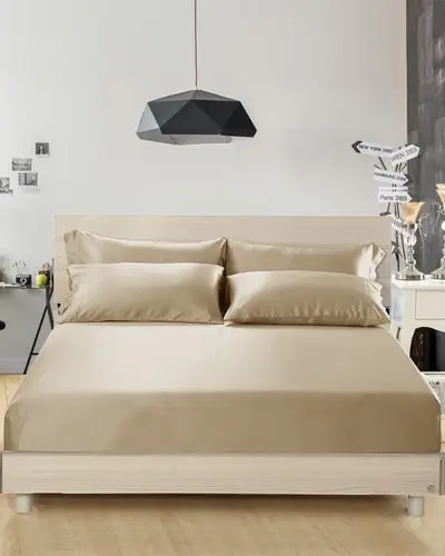in stock 25 Momme Lenzuolo con angoli in seta senza cuciture e di lusso di LILYSILK EURTalpa