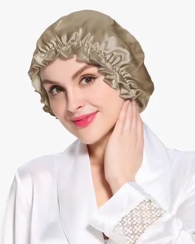 in stock Cuffia da notte di seta pieghettata EURTalpa