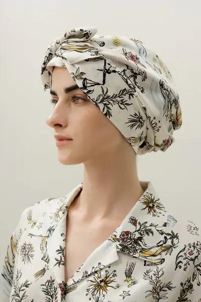 in stock Cuffia da Sonno Bilancia per Capelli Lunghi - Spazio Extra, Zero Crespo Cuffia da Sonno Scorpione per Capelli Lunghi - Volume