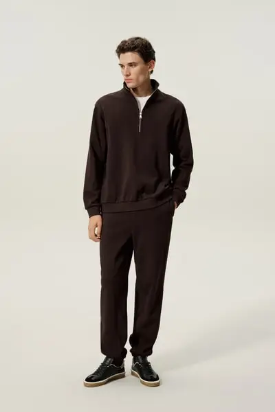 in stock Silkerry Pantaloni Jogger di Lusso con Seta Naturale e Cotone per Uomo EUREspresso