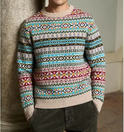 IN THE BOX Maglia Girocollo Jacquard Multicolor