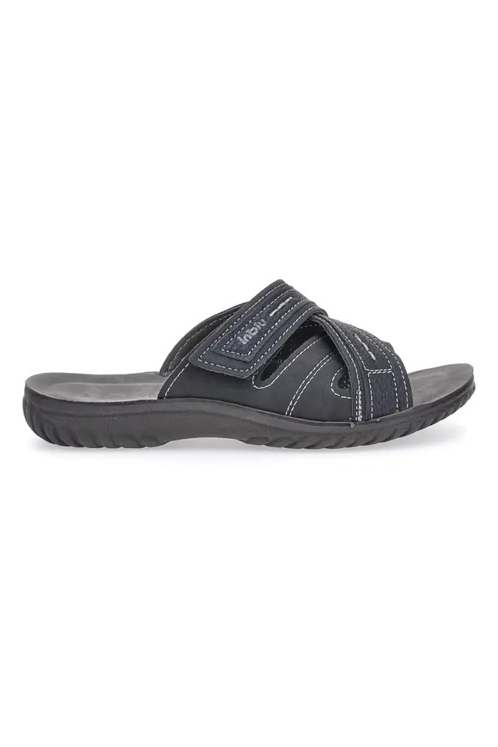 Ciabatte Nere Con Fasce Incrociate Inblu 99 FN [NERO]