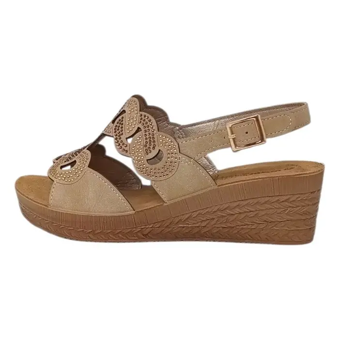 Sandali con zeppa Inblu Ciabatta con zeppa donna Multicolore