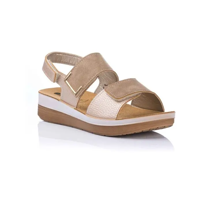 Sandali con zeppa Inblu Sandalo a cuneo - Pelle Marrone