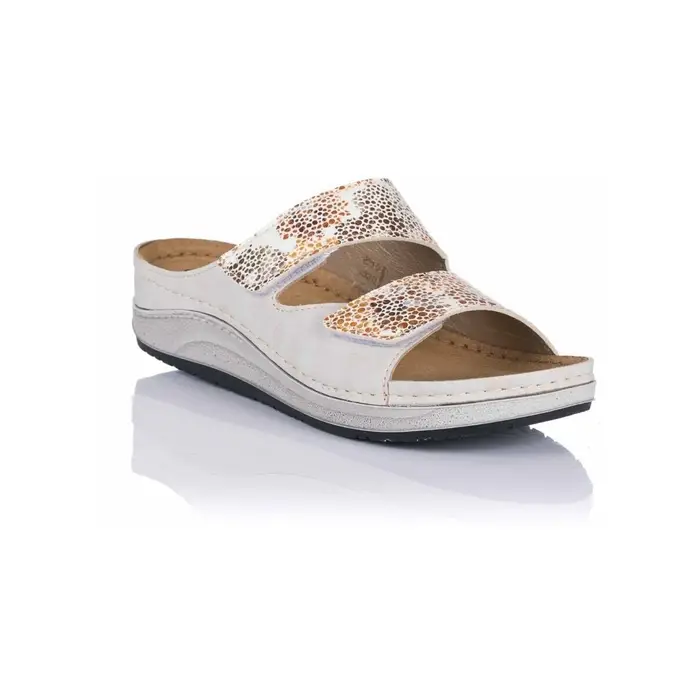Scarpe Inblu Sandalo a cuneo - Pelle Argento