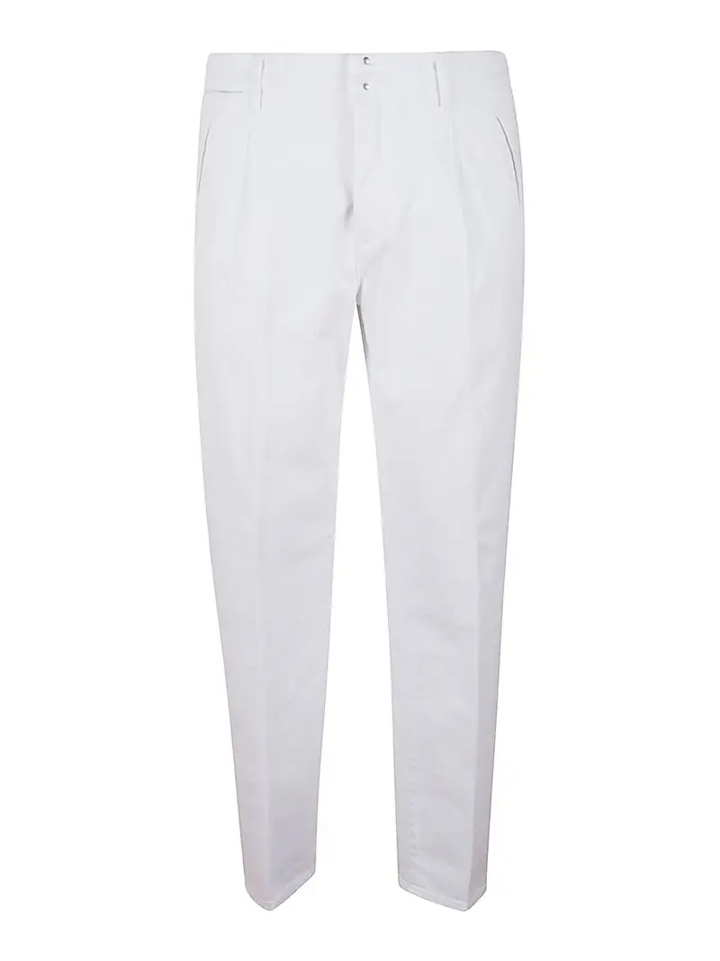 Incotex Blue Division Pantaloni Bianco