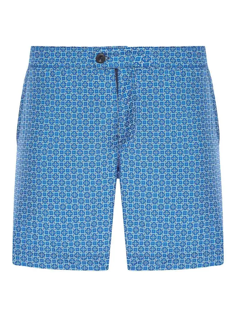 Incotex Costume da bagno fantasia Blu