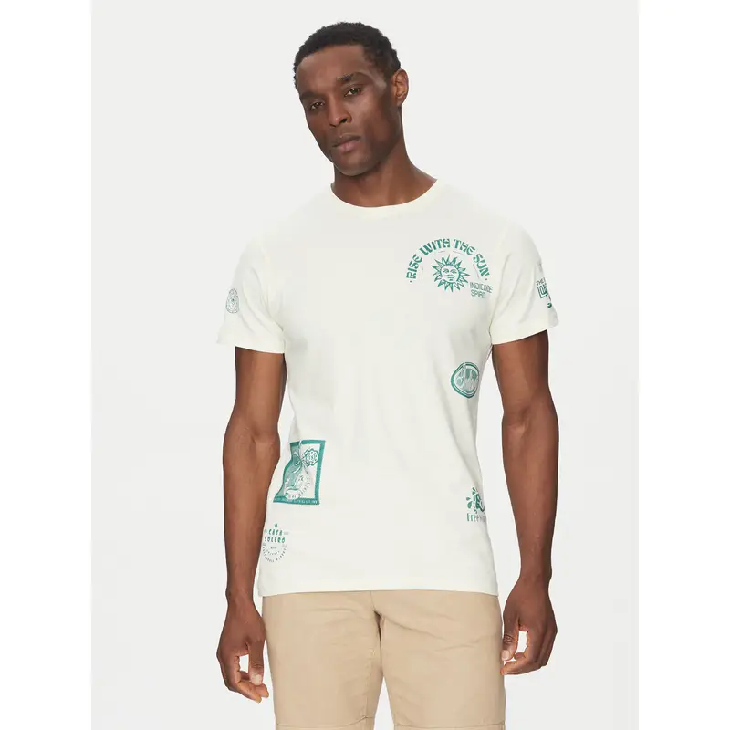 INDICODE T-shirt Beige 4261631