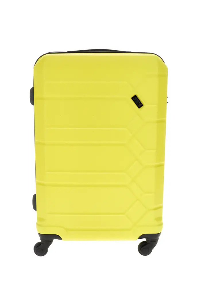 Trolley medio giallo rigido 4 ruote Indigeno INDIGENO179/M [GIALLO]