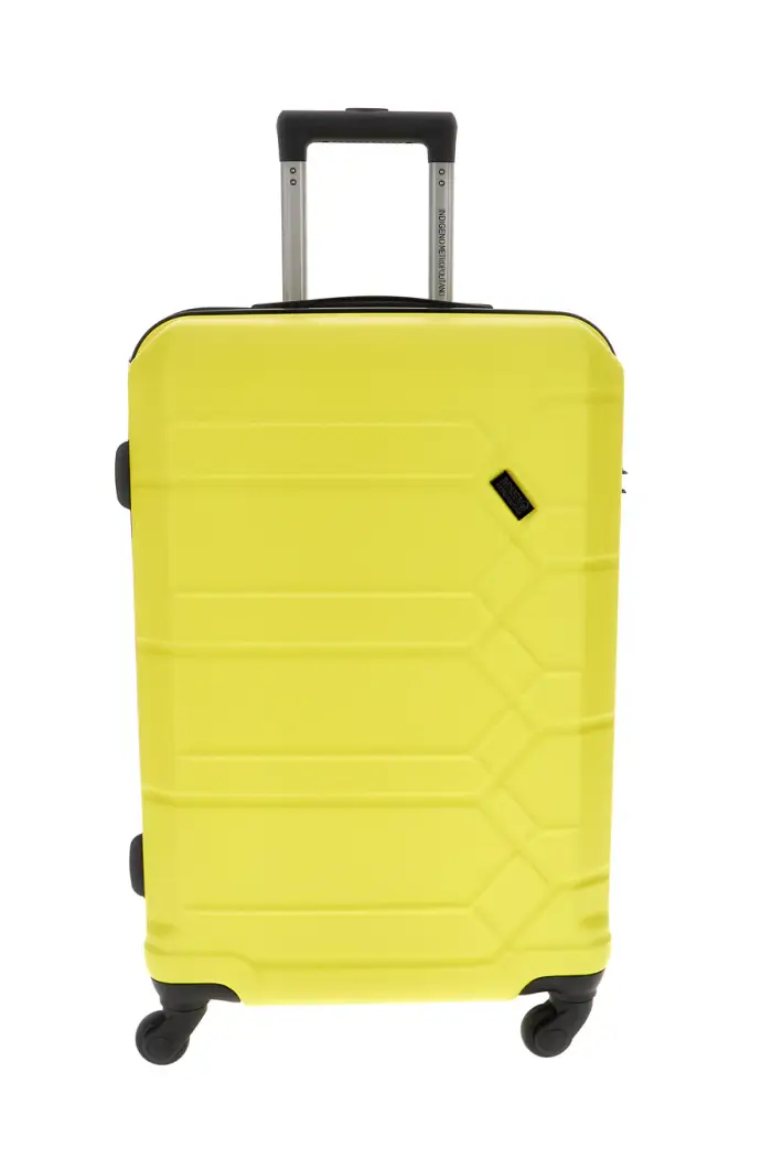 Trolley piccolo giallo rigido 4 ruote Indigeno INDIGENO179/P [GIALLO]