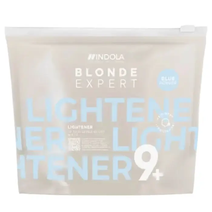 Indola Blond Expert Lightener 9+ polvere decolorante per capelli biondi Blue 450 g