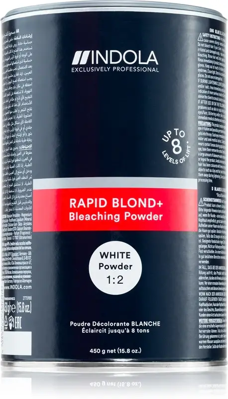 Indola Rapid BLOND+ Bleaching Powder polvere decolorante per capelli colore White 450 g