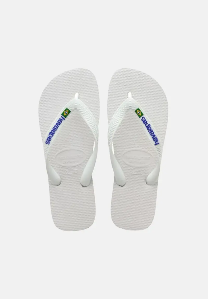 Havaianas Infradito Brasil bianco per bambino e bambina