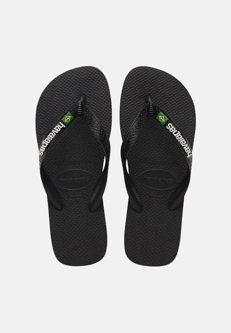 Havaianas Infradito Brasil nero per uomo e donna