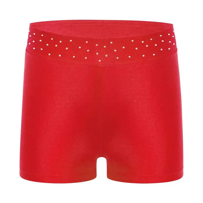 inhzoy Pantaloncini da Bambina Paillettati con Elastico in Vita e Strass Lucenti Abbigliamento Sportivo per Allenamento e Palco 15-16 Years