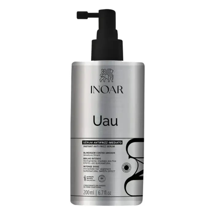 Inoar Uau Anti-Frizz siero lisciante contro i capelli crespi 200 ml