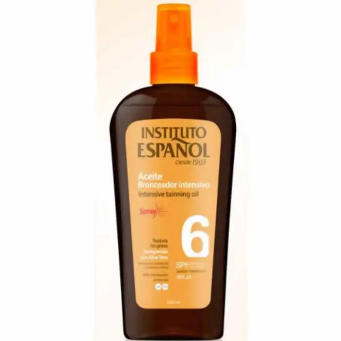 Instituto español Intensive olio abbronzante Spf6 Spray 250ml