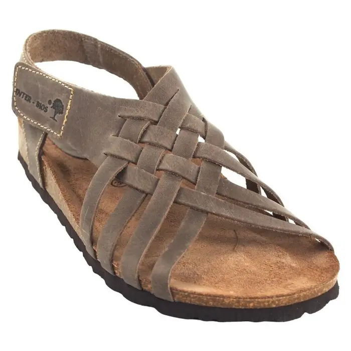 Scarpe Interbios Sandalia señora INTER BIOS 7203 taupe Marrone