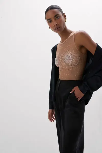Body in Tulle Midnight Summer Donna Naturale