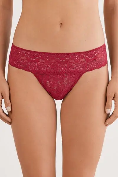 Intimissimi Brasiliana in Pizzo Donna Rosso