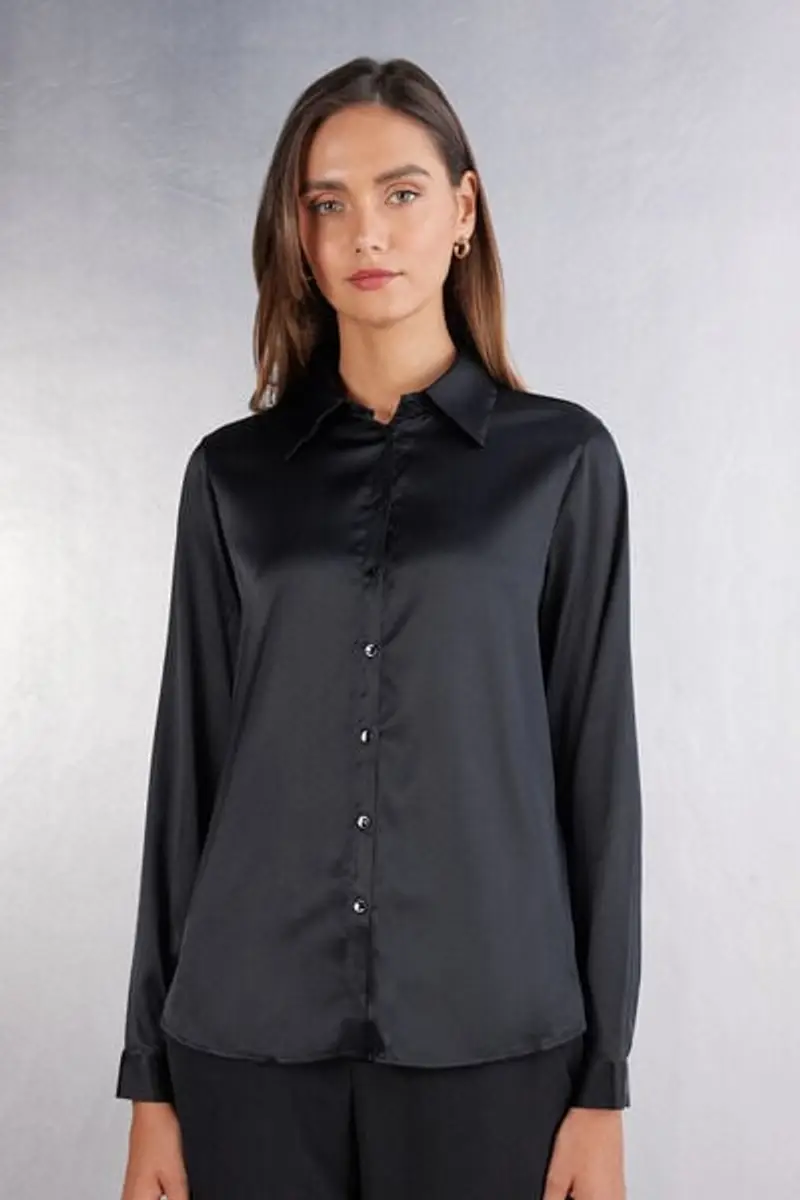 Intimissimi Camicia in seta Donna Nero
