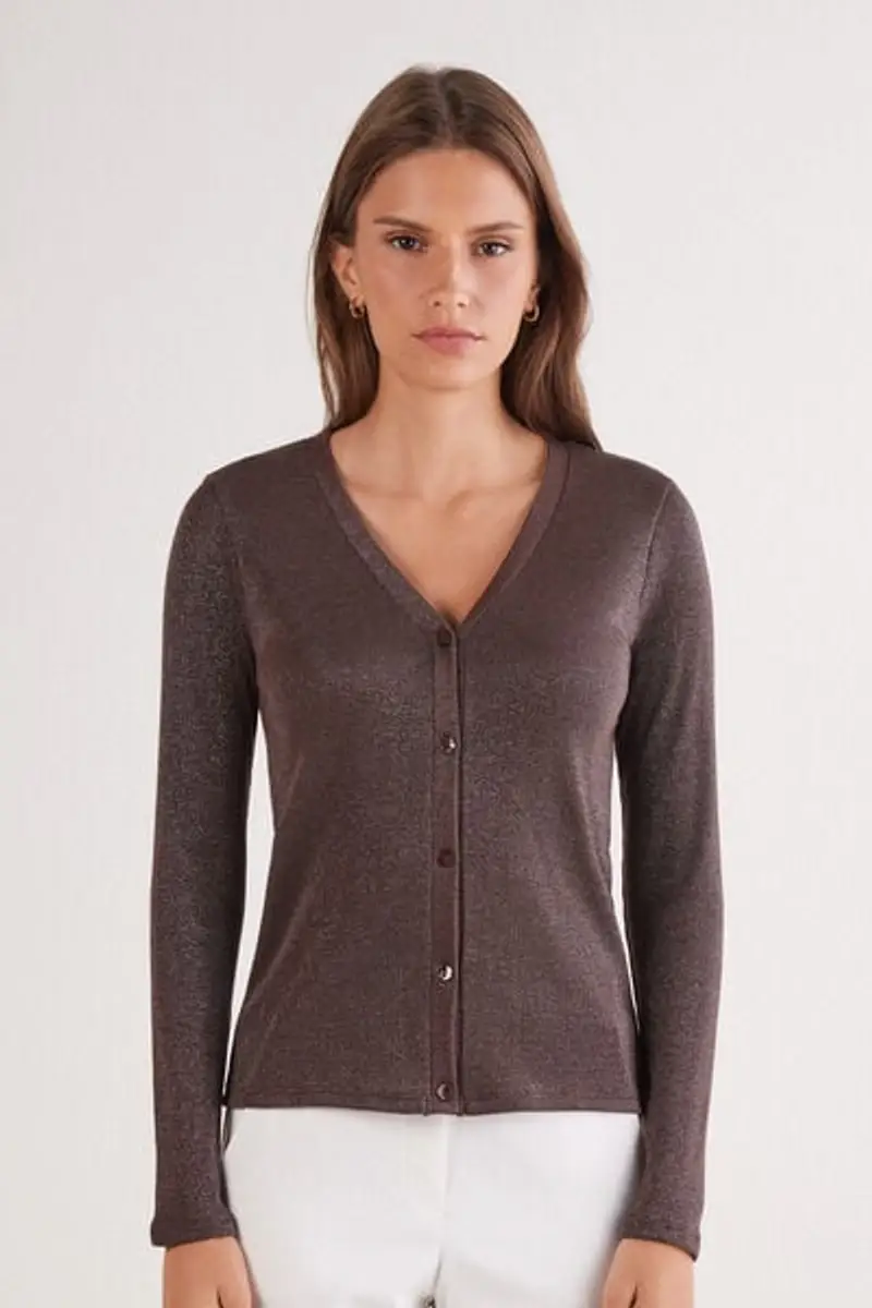 Intimissimi Cardigan Donna Marrone 1997980