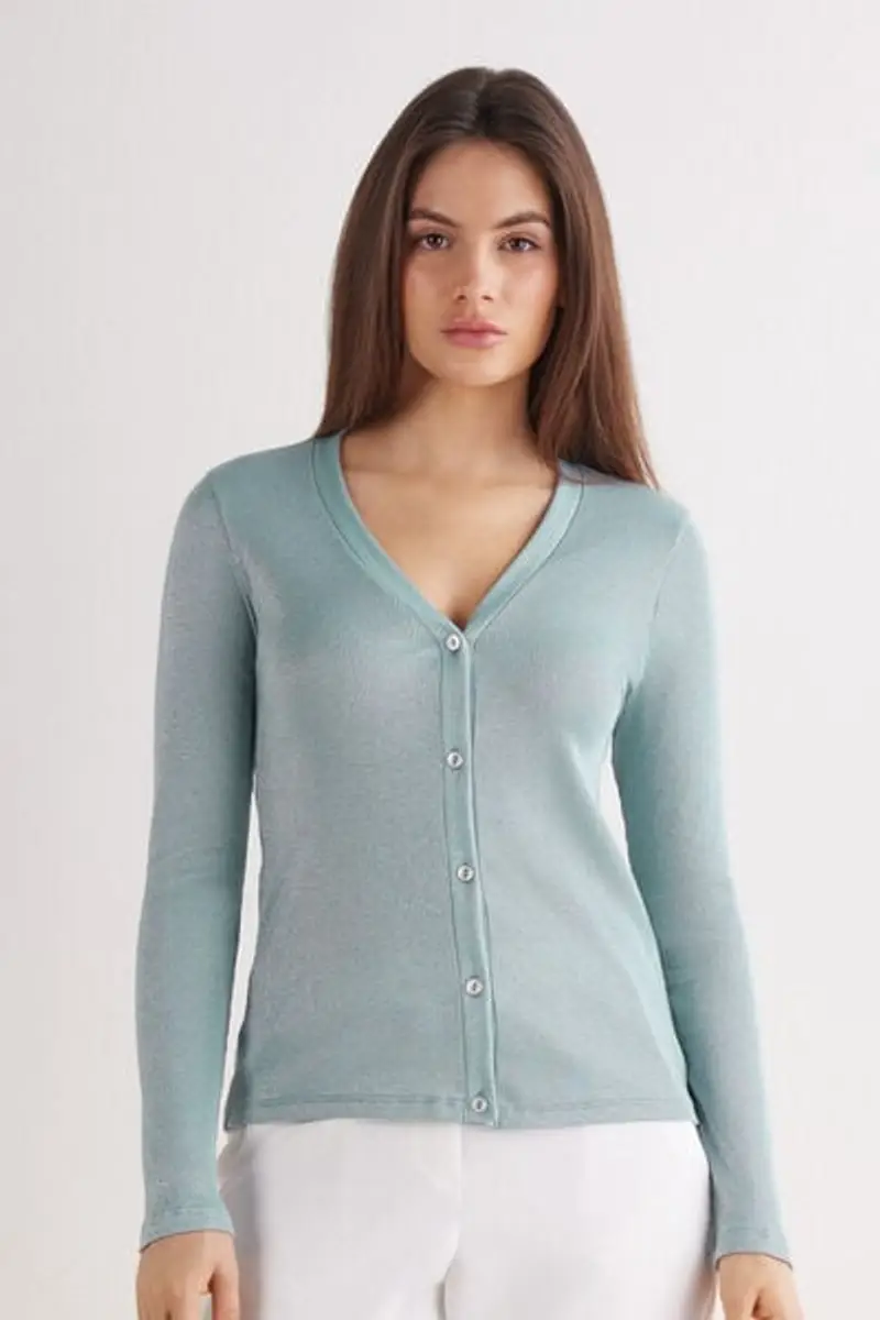 Intimissimi Cardigan Donna Verde 1997981