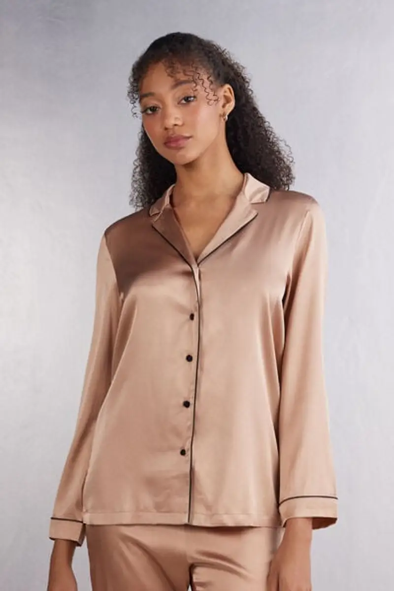 Intimissimi Giacca in Seta a Taglio Uomo Donna Naturale