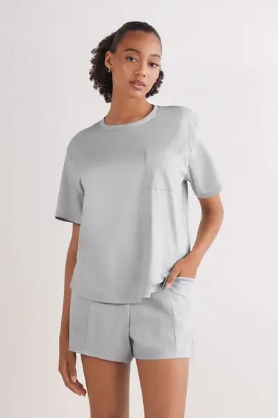 Intimissimi Pantaloncini in Elevated Cotton Donna Grigio