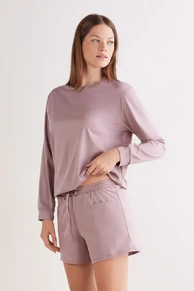 Intimissimi Pantaloncini in Elevated Cotton Donna Viola