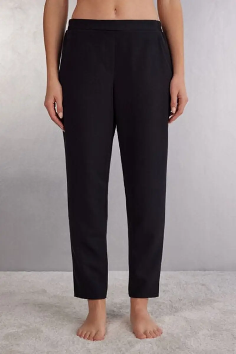 Intimissimi Pantaloni con Tasche Donna Nero
