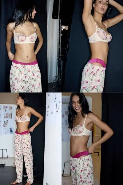 Reggiseno Balconcino Denise Stampa Pretty Flowers Donna Floreale